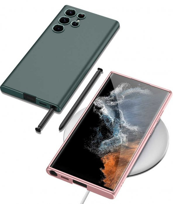 Galaxy S22 Ultra Kılıf Zore Sert Kıpta Kapak - 2