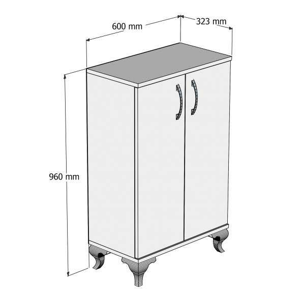 Moxen Mobilya A1 AYAKKABILIK & ÇOK AMAÇLI DOLAP - 4
