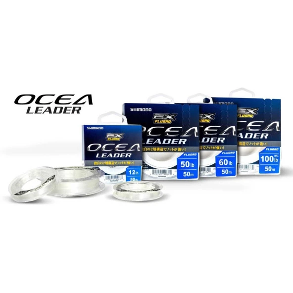 LİNE OCEA EX FLUORO LEADER 50M 0,293MM 12LB CLEAR