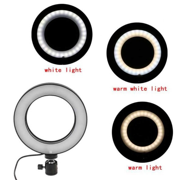 Zore M-16 Işıklı Telefon Tutucu Ring Light - 2