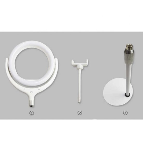 Zore F-539A Işıklı Telefon Tutucu Ring Light - 11
