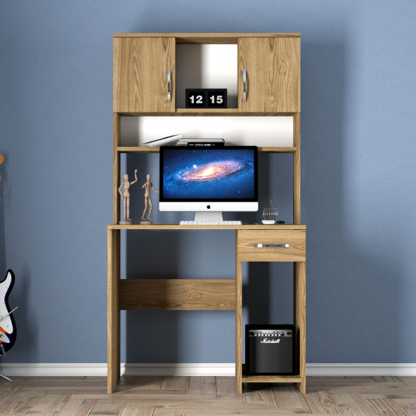 Moxen Mobilya C3 KİTAPLIKLI ÇALIŞMA MASASI - 2