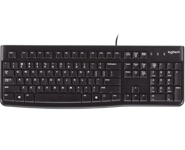 Logitech K120 Kablolu Klavye Siyah (920-002505)