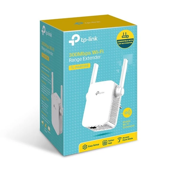 Tp-Link TL-WA855RE 300Mbps Menzil Genişletci(Priz) - Resim 3