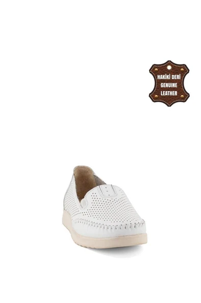 Scavia 02443 Orto Pedik Kadın Deri Günlük Ayakkabı - Resim 6