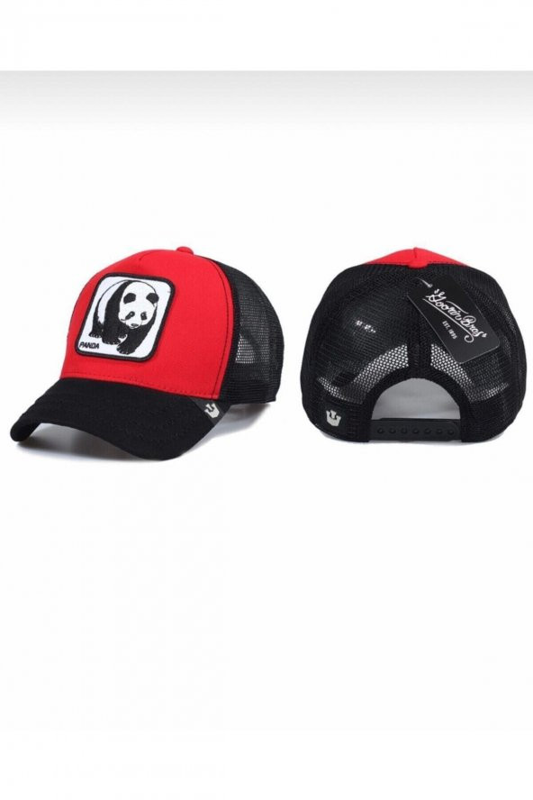 Unisex Hayvan Desenli Panda Model Şapka