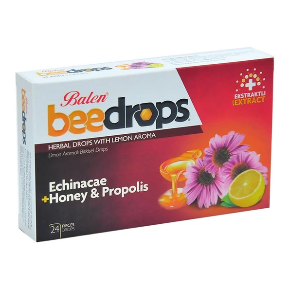 Balen BeeDrops Limon Aromalı Drops 24 Adet Ekinezya Bal Propolis - 3