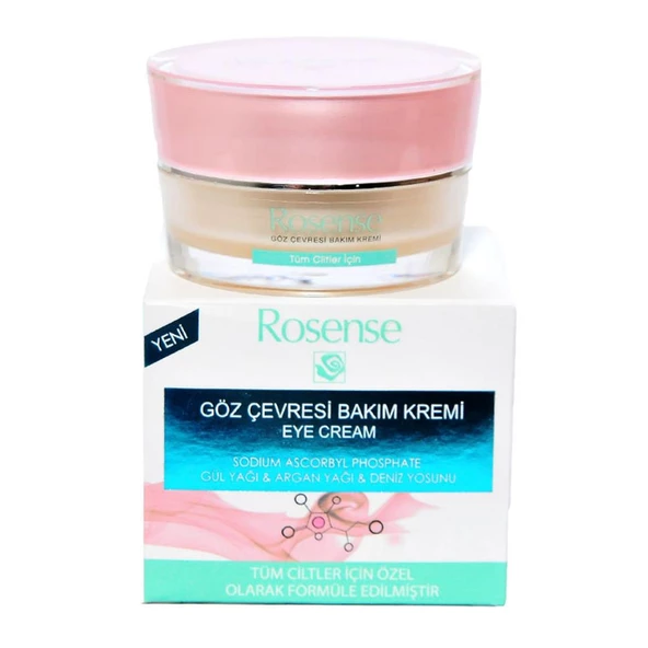 Rosense Göz Çevresi Bakım Kremi 20ML Gül Argan Yağı Deniz Yosunu