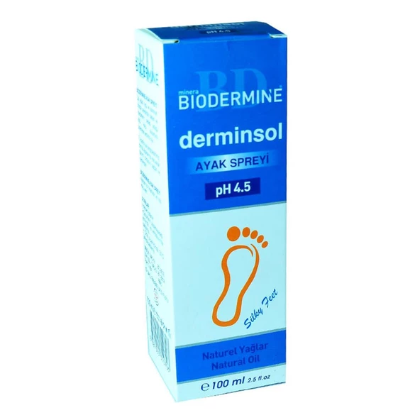 Minera Biodermine Derminsol Bitkisel Ayak Bakım Spreyi PH4.5 100ML - 4