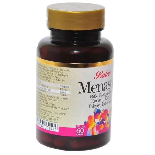 Balen Menason Kapsül Bitki Ekstraktları Karışımı 620Mg 60Kapsülü - 5