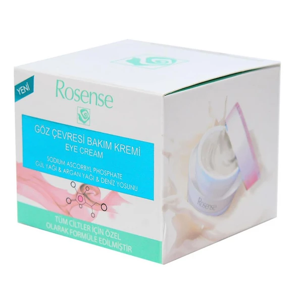 Rosense Göz Çevresi Bakım Kremi 20ML Gül Argan Yağı Deniz Yosunu - 5