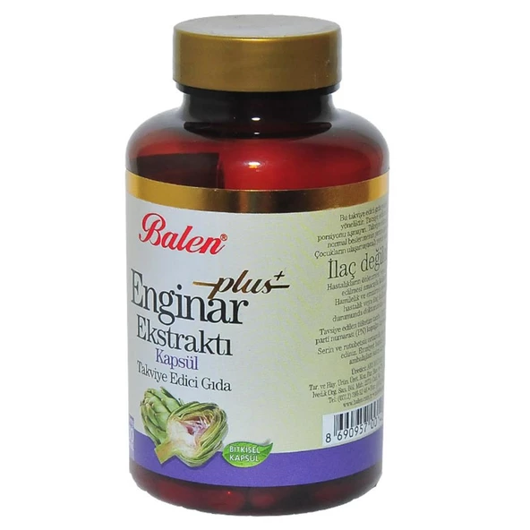 Balen Plus + Enginar Ekstresi Ekstraktı Kapsülü 820mg x 100 Adet - Resim 3
