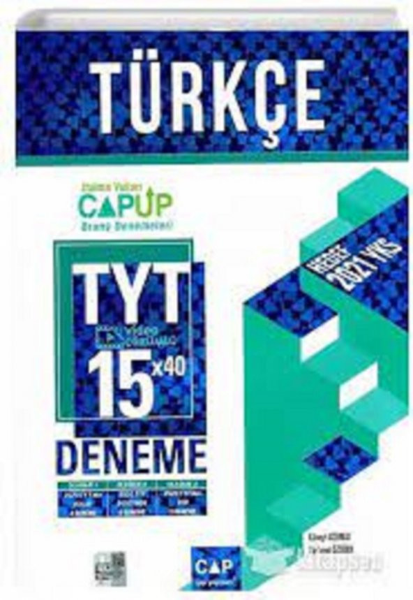Çap Yayınları Tyt Türkçe 15 X 40 Up Deneme - Cüneyt Uzunlu