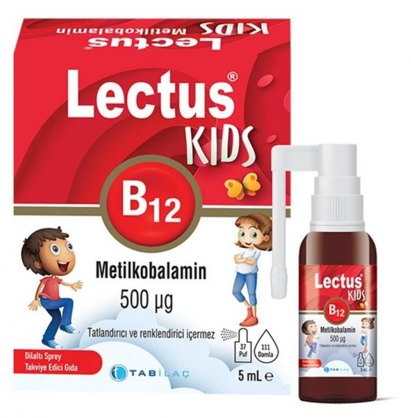 Lectus Kids B12 Metilkobalamin 500 mcg 5 ml Sprey