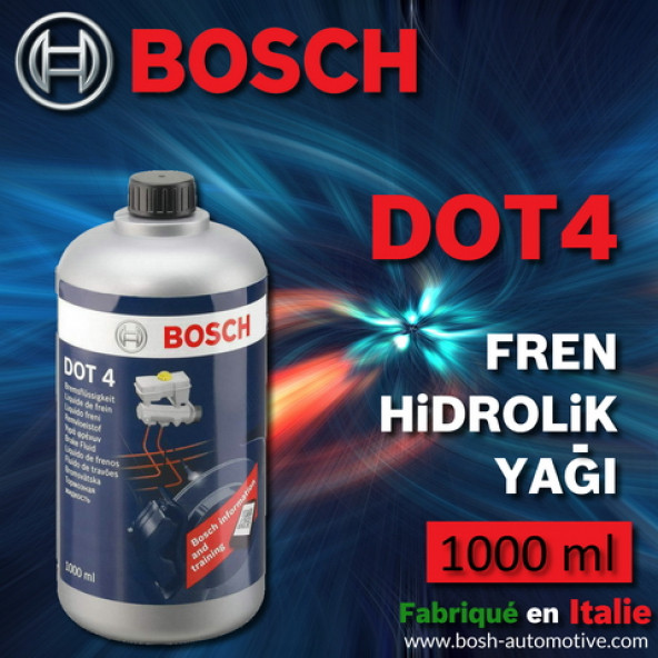 Bosch Dot 4 Fren Hidroliği 1 Litre DOT4