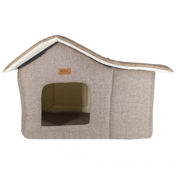 Lepus Cabin Kulübe Yatak Kahve  35cm-55cm-40cm - 2