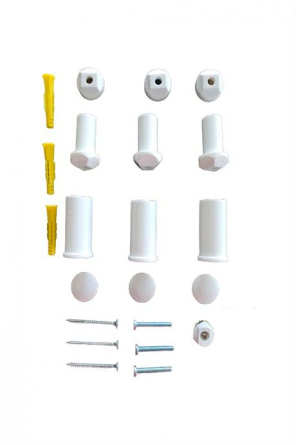 ŞİMAŞ HAVLUPAN Havlupan Montaj Seti Beyaz