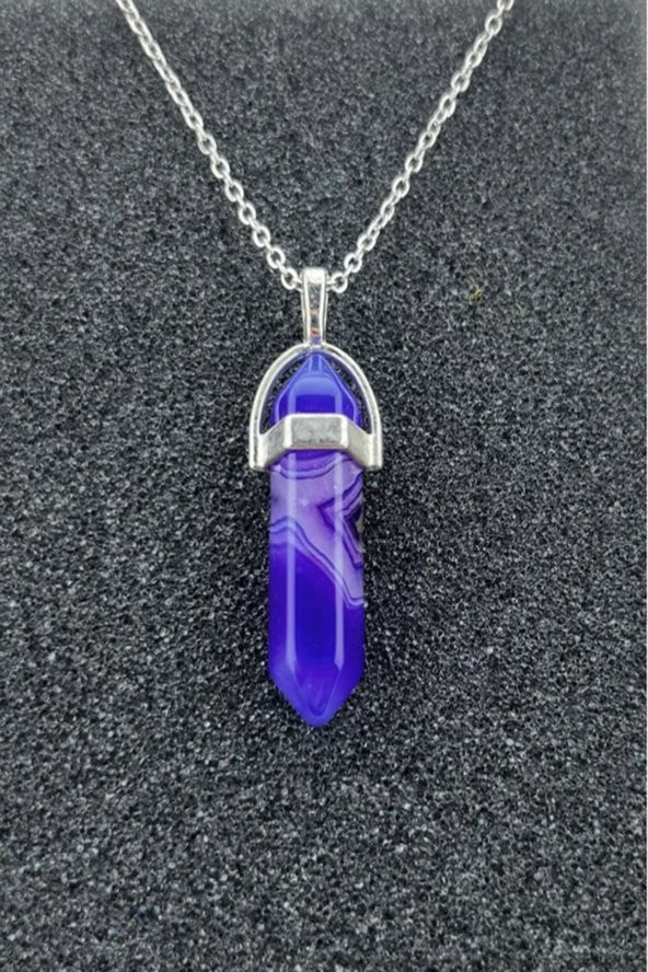 Doğal Taş Çivi Kolye