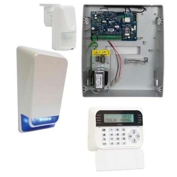 Teknim TSP-5334 Lcd Alarm Kit Ethernet Hırsız Alarm Seti - 1