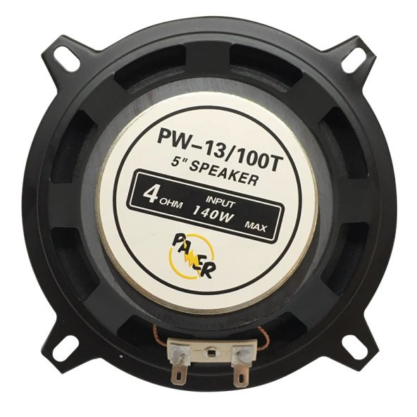 Powermaster PW-13T 4 Ohm 100 Watt 13 Cm Tweteerlı Tekli Hoparlör Oto Kapı Hoparlörü Tekli - 2