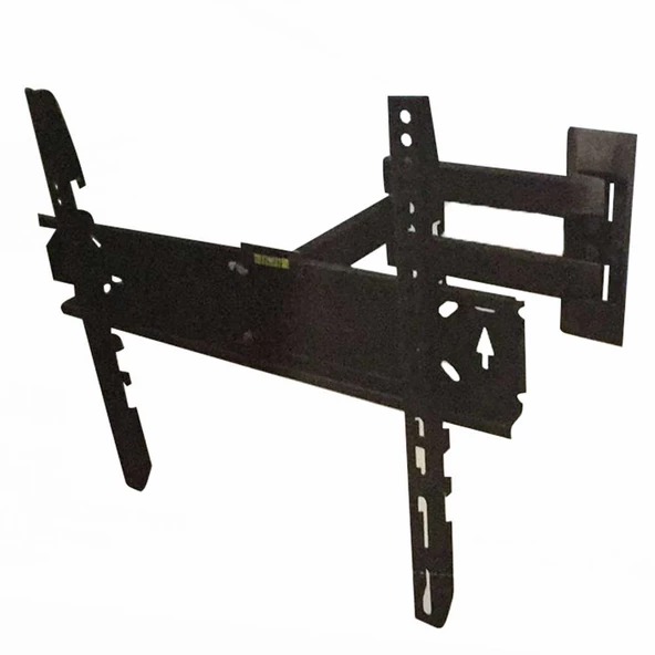 Ayt 22-42 İnç Hareketli Duvar Askı Aparatı Lcd Led Tv Monitör 55-106 Ekran Arası Uyumlu 25 Kg Taşır