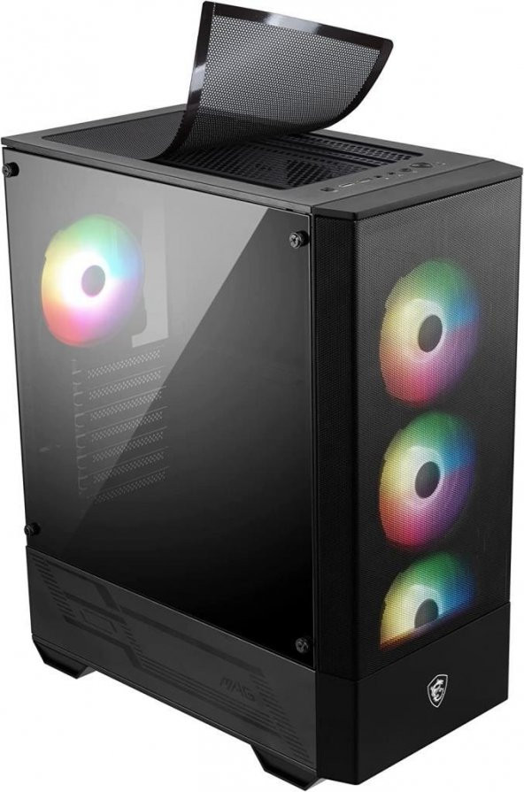 MSI MAG Forge 112R Temperli Cam 3 x120 MM ARGB Fan ATX Bilgisayar Kasası - 6