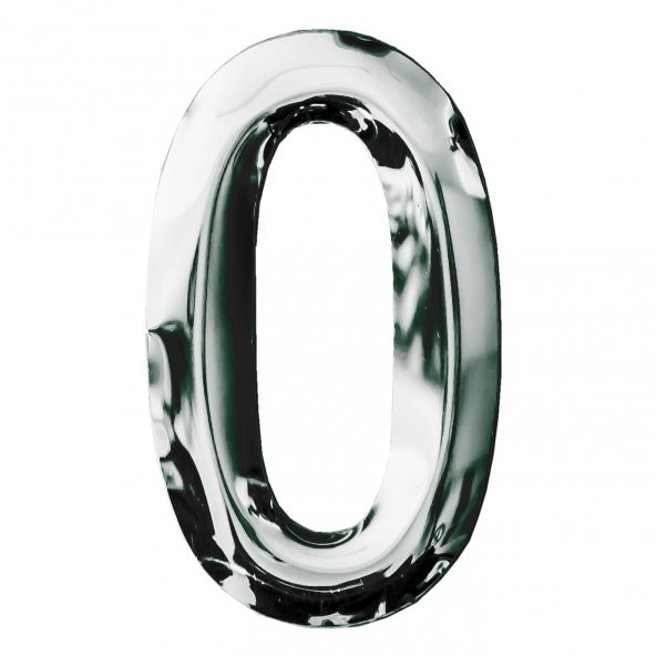 Posta Kutusu Yapışkanlı Rakam Metal Kapı Numarası No:0