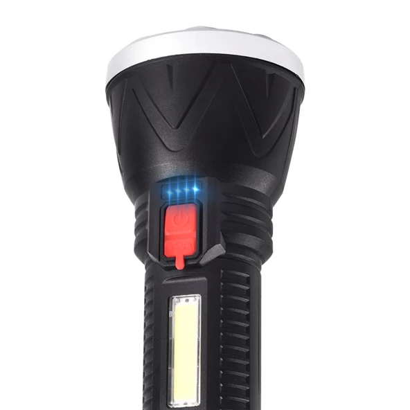 Ayt Powermaster CL-W09 Ledli Mini Disko Toplu Şarjlı El Feneri Işıldak Aydınlatma - 5