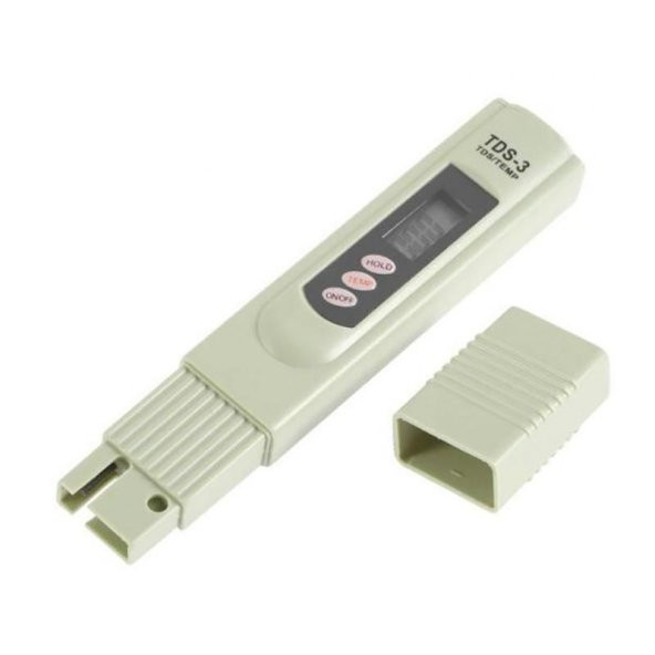 TDS Metre Su Kalitesi Ölçüm Cihazı Termometreli + Pil