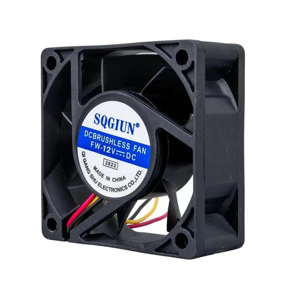 POWERMASTER PM-17896 IC-216 60X60X25 MM 6X6 12 VOLT DC 3 KABLOLU FAN - Resim 7