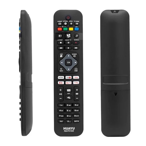 Ayt Huayu KL RM-PH1525 Phılıps Netflıx  Youtube Prıme Vıdeo Tuşlu Unıversal Lcd Led Tv Kumanda ürün görseli 1