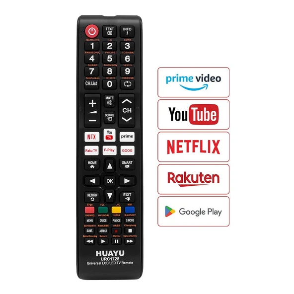 HUAYU KL URC1728 LCD LED TV UNIVERSAL KUMANDA ürün görseli 1
