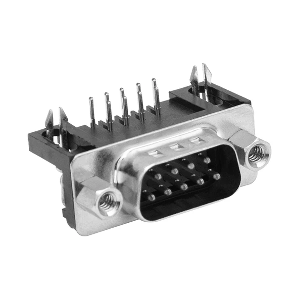 Ayt 9 Pin Erkek D Sub 90 Derece Konnektör