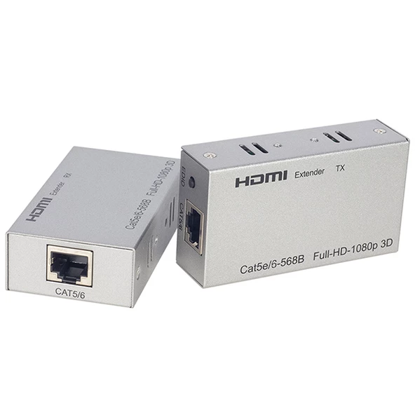 Hytech HDMI Cat6 60 Metre Uzatıcı Extender HY-HDEX60 1920x1080 HD Görüntü Desteği