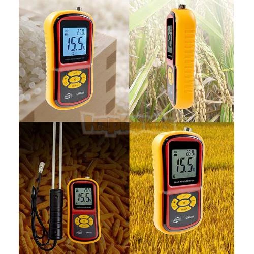 BENETECH GM640 Tahıl Mısır Buğday Çeltik Nem Ölçer Cihazı Aleti - 8