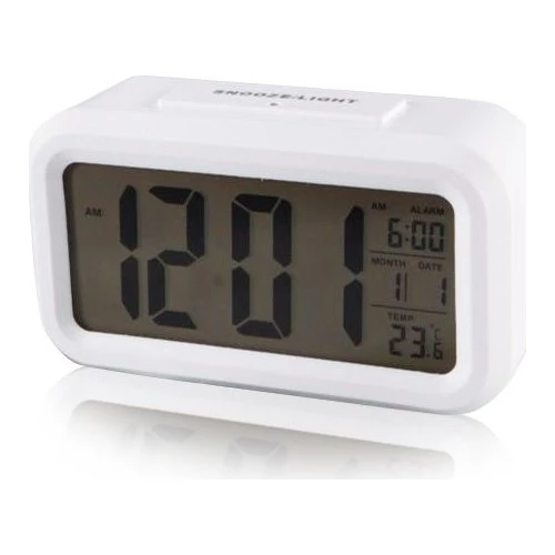 Diwu Optik Masaüstü Saat Takvim Termometre Beyaz - 2
