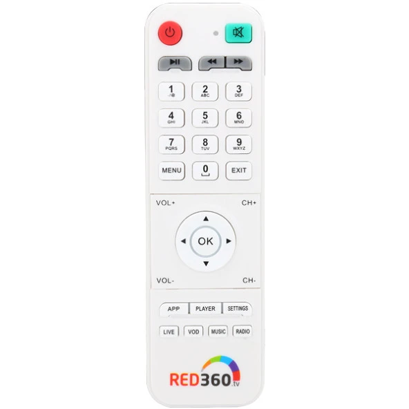 Ayt Redline RED360 Ipbox Uydu Alıcı Kumandası - Resim 2