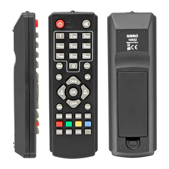 Ayt Weko KR Benjamin 9400 E-0100 Mini Uydu Alıcı Kumandası - 3
