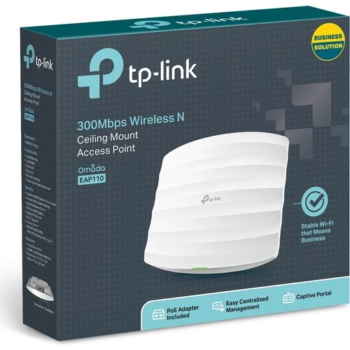TP-Link EAP110 300 Mbps Tavan Tipi Router Access Point - Resim 4