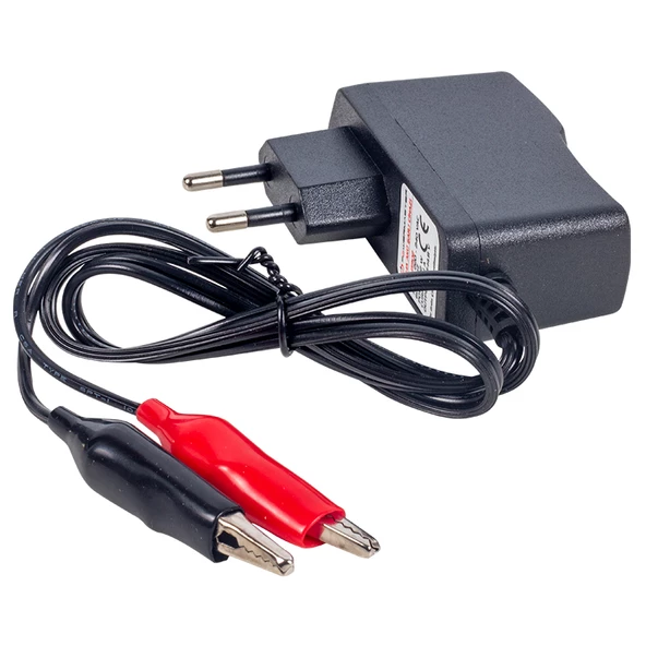 Ayt Powermaster Pm-13902 12V-1A Akü Şarj Cihazı Adaptörü 12 Volt 1 Amper Akü Şarj Aleti