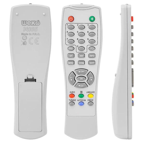 Ayt Botech 6500 6550 6600 6700 Uydu Alıcı Kumandası Uzaktan Kumanda - 3