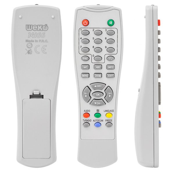 Ayt Botech 6500 6550 6600 6700 Uydu Alıcı Kumandası Uzaktan Kumanda - 2