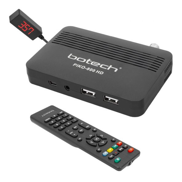 Botech Piko 800 I P Tv Destekli Full HD Mini TKGS'li Çanaksız Uydu Alıcısı Uydu Cihazı
