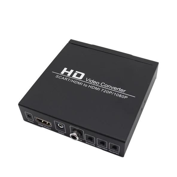 Powermaster PM-14366 Adaptörlü Scart-HDMI to HDMI Çevirici Dönüştürücü Converter - 8