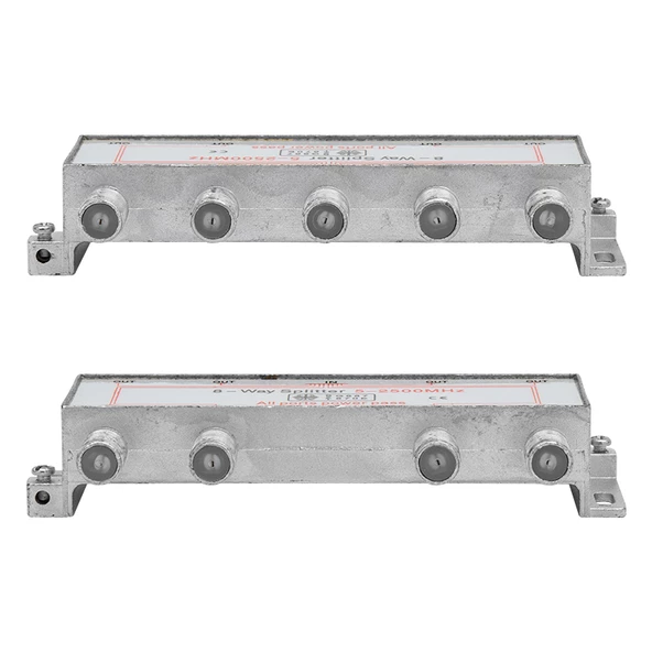 Ayt 1 8 Uydu Dağıtıcısı 5-2500 Mhz Splitter Tek Sinyal Girişini 8 Çıkışa Çoklayıcı - 5