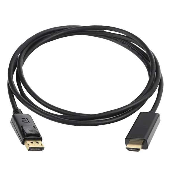 Powermaster Display To HDMI 1.8 Metre Kablo Displayport Kablo 1.62-2.7 Gbps Aktarım Hızı - Resim 2