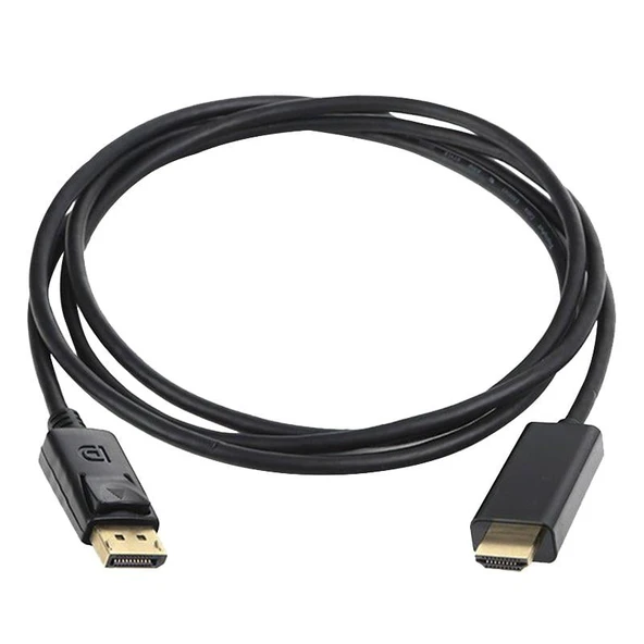Powermaster Display To HDMI 1.8 Metre Kablo Displayport Kablo 1.62-2.7 Gbps Aktarım Hızı - Resim 3