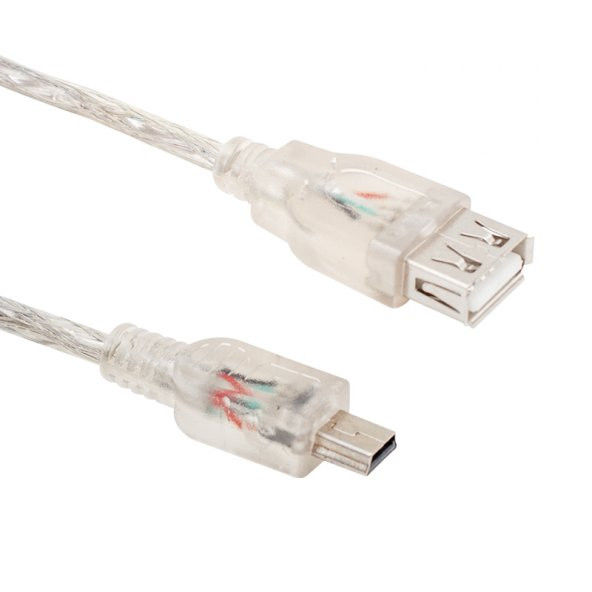 Ayt Prige USB 5 Pin Erkek USB Dişi 1 Metre Kablo