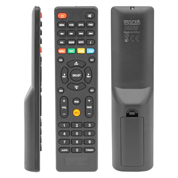 Weko KR Next I P TV Süpermax Uydu Alıcı Kumandası