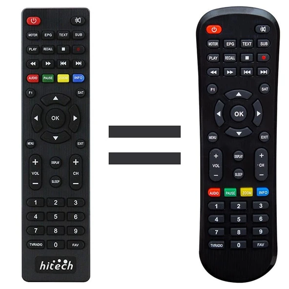 WEKO KR HITECH KORAX MINI HD UYDU KUMANDASI (16936=13266) - 3